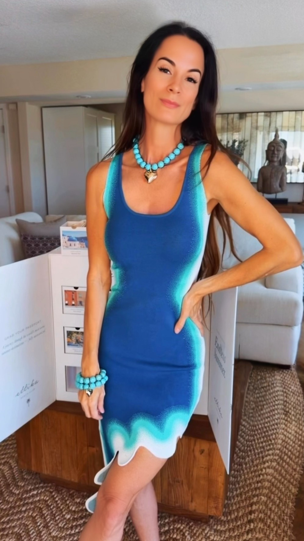 Stop 08: Santorini 🇬🇷💙

It’s a double-duty day at the Ettika Beach Club—and apparently one turquoise moment simply wasn’t enough. The necklace, the bracelet stack, and this dress were basically made for Santorini blues. ✨

Which would you choose: the necklace, the bracelets…or both like me? Comment SANTORINI and I’ll send you the links.

@ettika #EttikaPartner #EttikaBeachClub #SantoriniStyle #TurquoiseJewelry

#LTKfitnessgoals #LTKgrwm #LTKootd