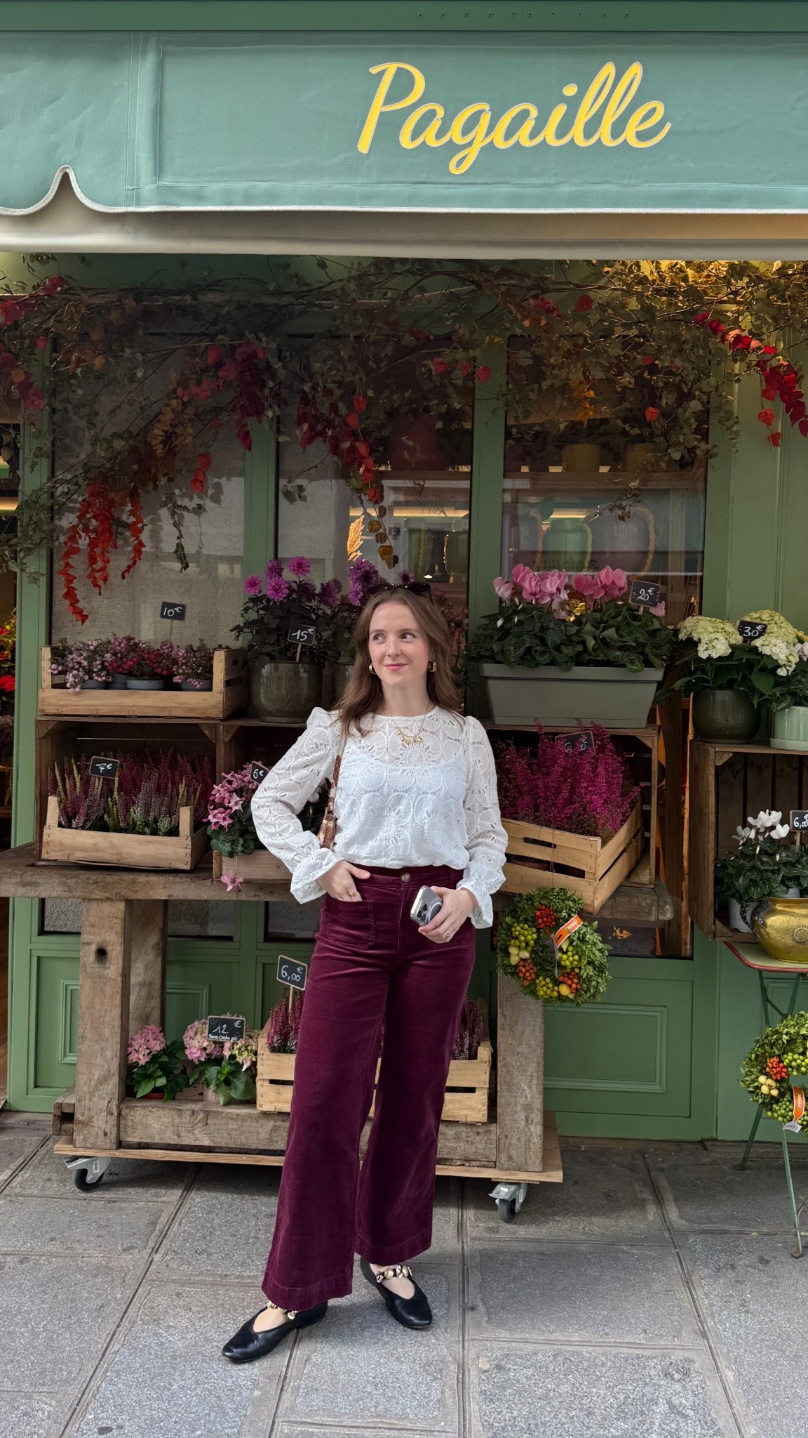 Paris fall outfit
Maroon corduroy pants 0 petite 50% off
Lace blouse xs
Size 7 Mary Jane flats (size up 1/2)


#LTKPetite #LTKSaleAlert #LTKFallSale