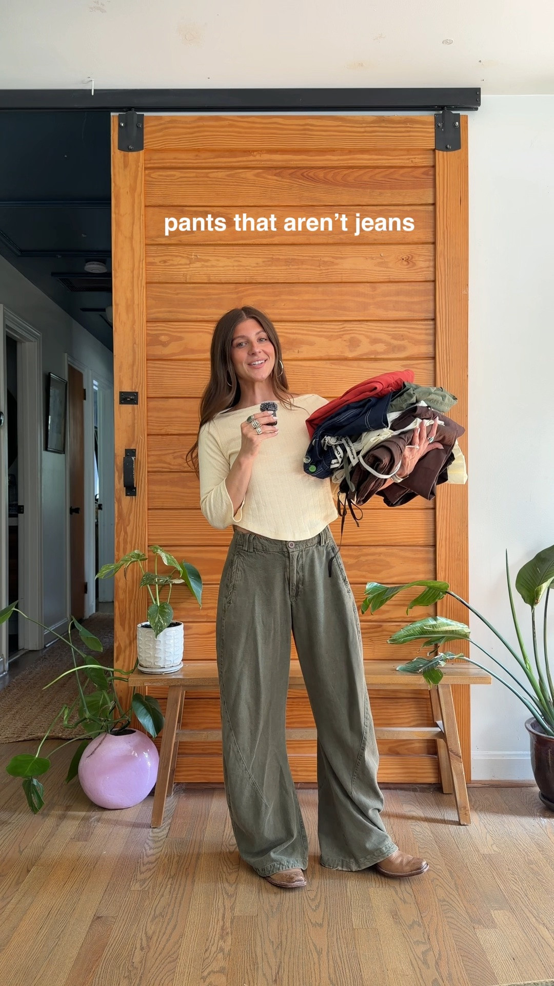 If anything is not tagged, check my shopmy!!! 
Size up 1 size in the free people chino pants!