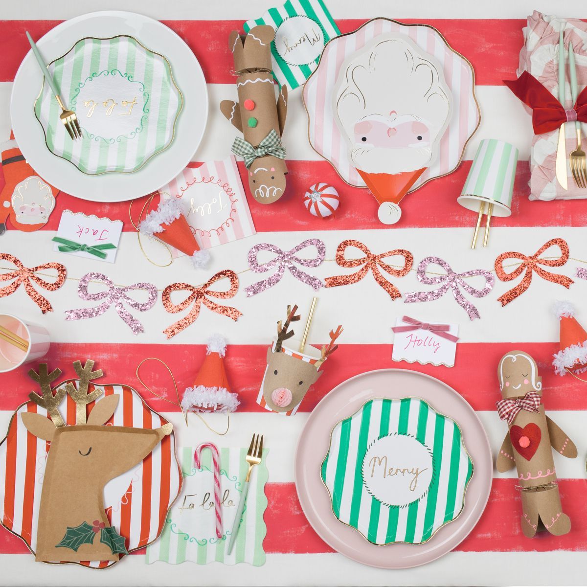 Meri Meri Jolly Christmas Santa Plates (Pack of 8) | Target