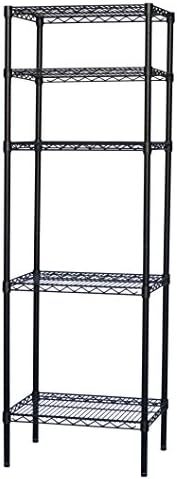 Black Wire Shelving with 5 Shelves - 18" d x 36" w x 72" h | Amazon (US)