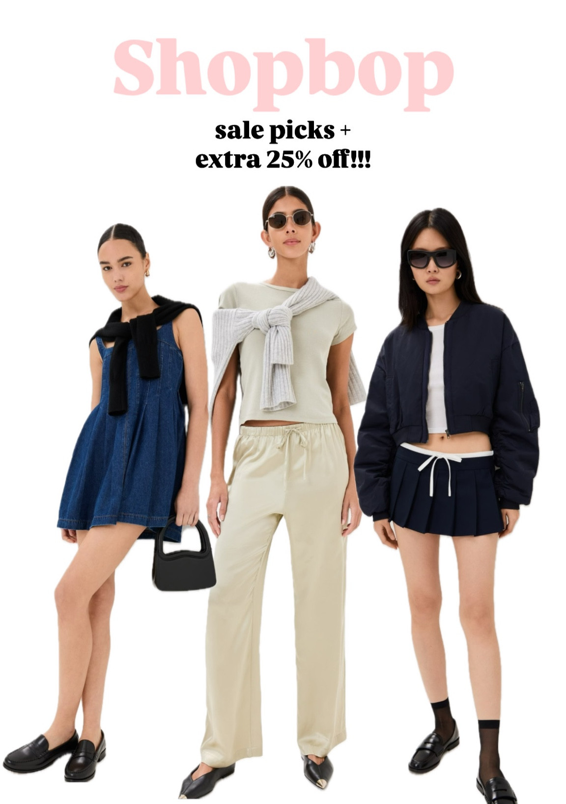 Extra 25% off sale styles on Shopbop! 

#LTKStyleTip #LTKFindsUnder100 #LTKSaleAlert
