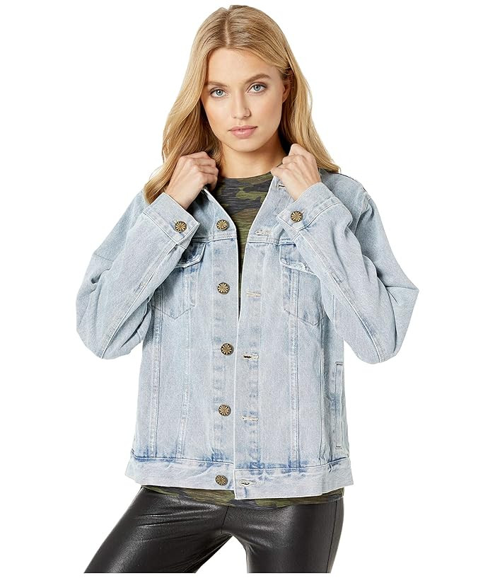 Show Me Your Mumu Denver Denim Jacket (Atmosphere) Women's Clothing | Zappos