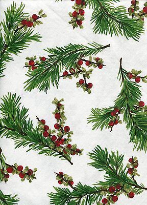 Ralph Lauren Cedarberry Cotton Tablecloth - Christmas Pine Berries - 60 x 120" | eBay US