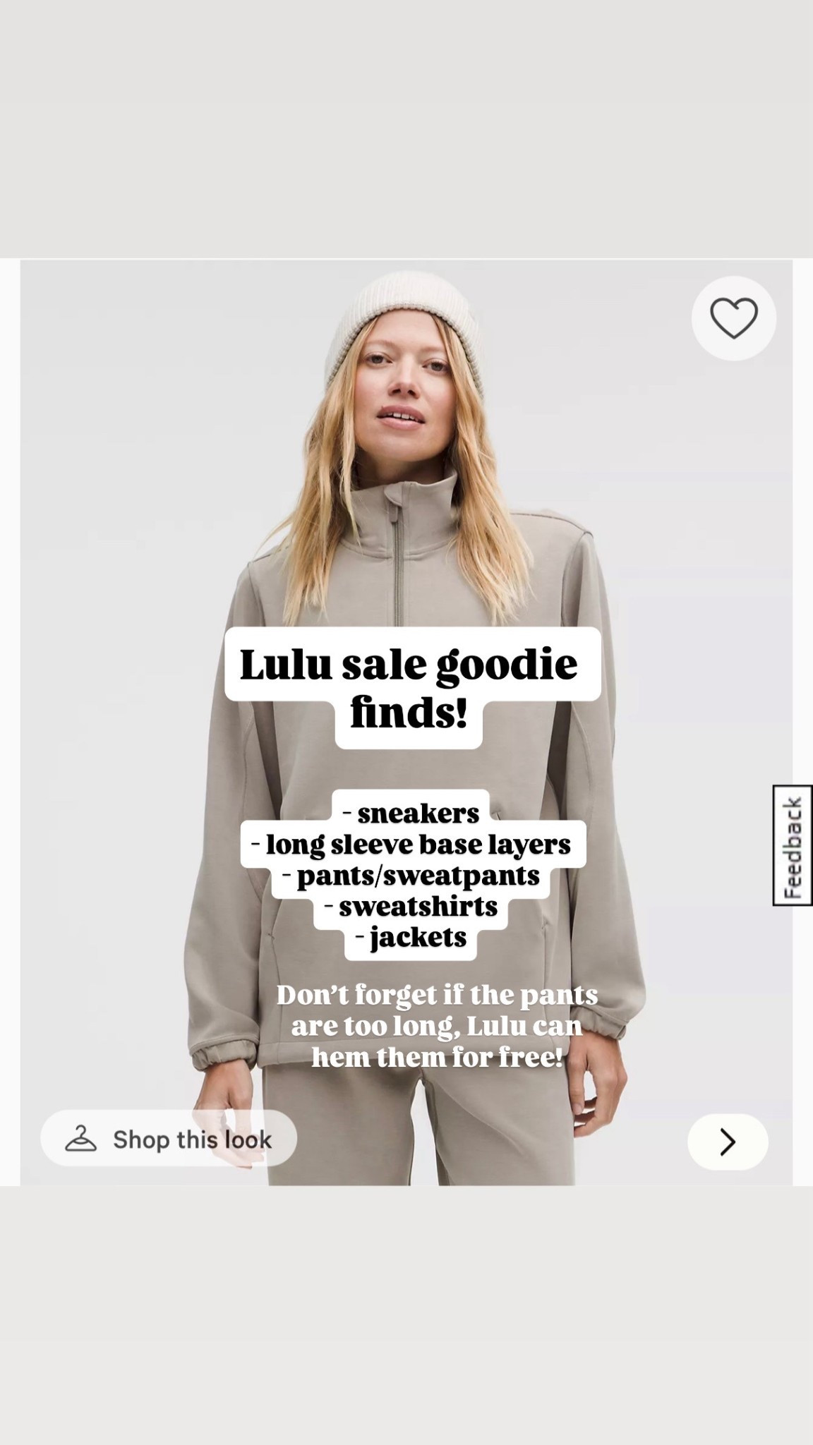 Lululemon sale finds  

#LTKpetite #LTKwinter #LTKcanada