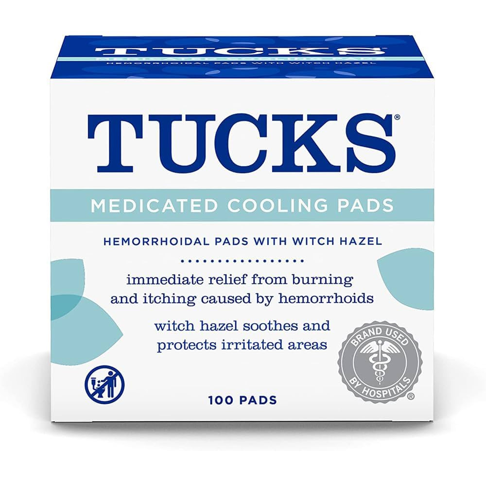 TUCKS Medicated Cooling Pads 100 Count (Pack of 3) | Amazon (US)