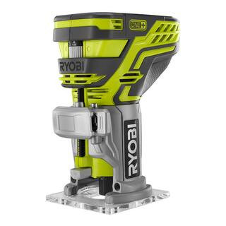 RYOBI ONE+ 18V Cordless Fixed Base Trim Router (Tool Only) with Tool Free Depth Adjustment P601 | The Home Depot