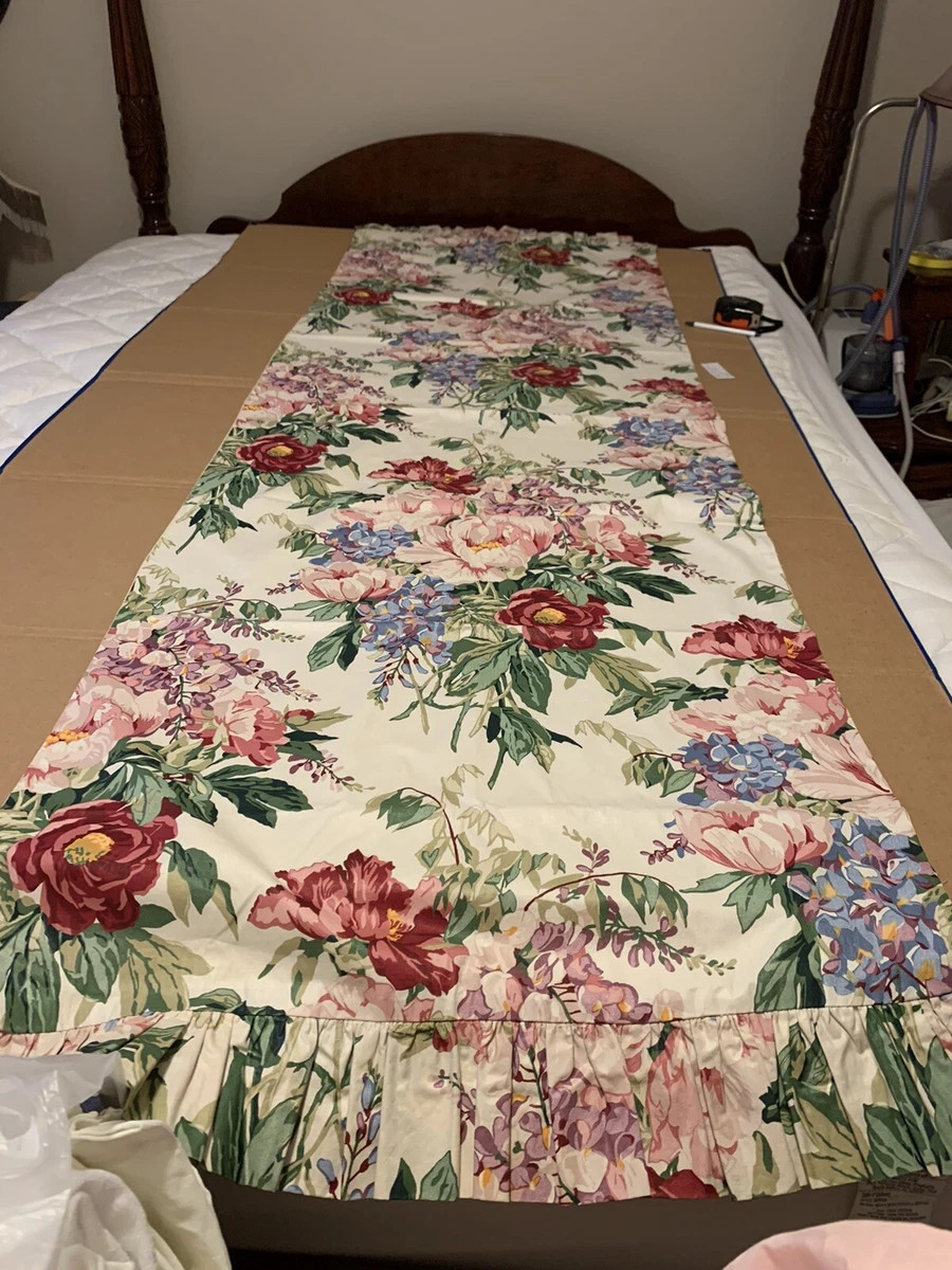 ❤️Cotton Chintz Throw French Country Floral Sofa Bedding Chair Throw 26x78”  | eBay | eBay US