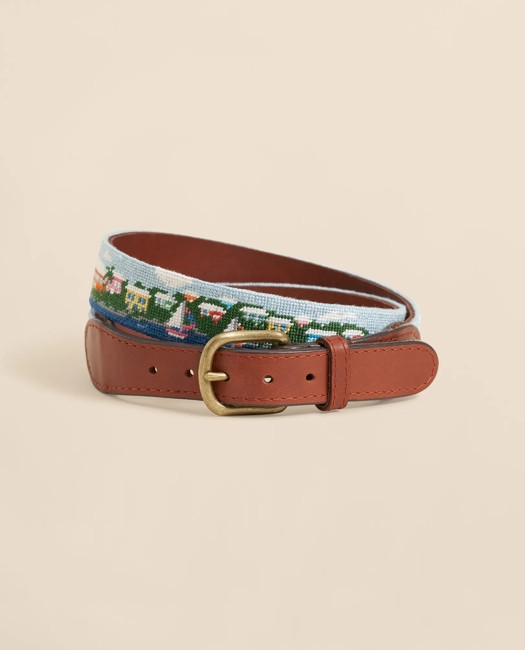 Brooks Brothers Men's Smathers & Branson Needlepoint Bermuda Belt | Size 40 | Brooks Brothers