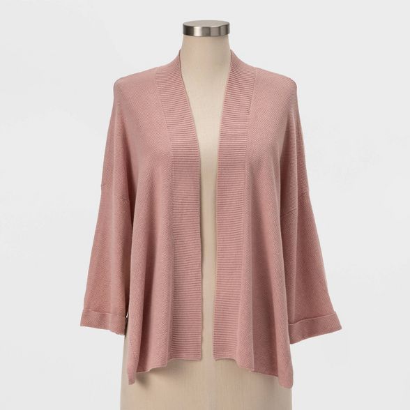 Women's Knit Kimono - A New Day™ Pink | Target