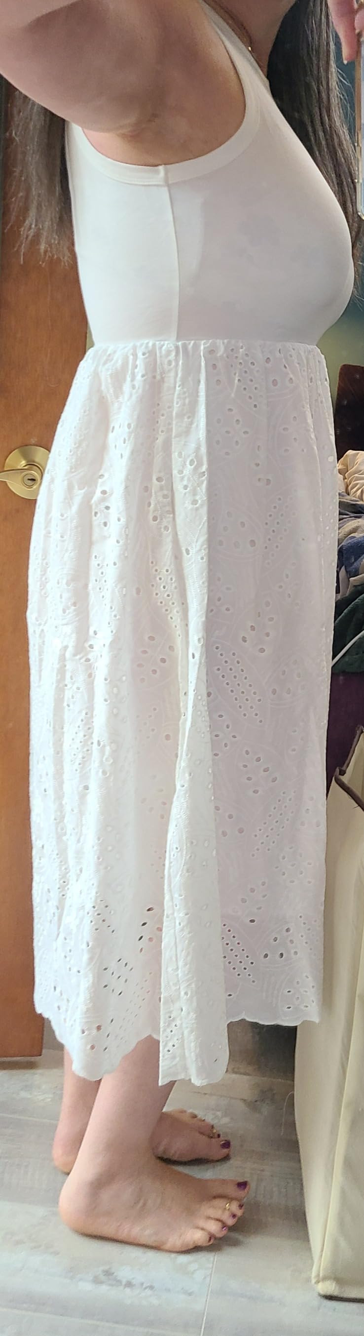 GRACE KARIN Women's Summer Sleeveless Tank Dress A Line Midi Dress Cotton Crewneck Casual Holiday... | Amazon (US)