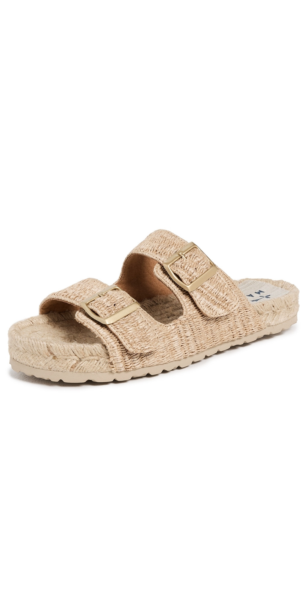 Manebi Nordic Raffia Sandals Natural 35 | Shopbop