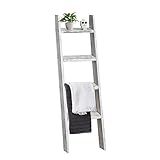 Natsukage Blanket Ladder Rustic Wooden Ladder Farmhouse Blanket Ladder Decorative Ladder Shelf for L | Amazon (US)