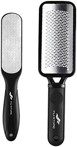 Foot Files Callus Remover 2 Pcs Stainless Steel Foot Rasp and Dual Sided Foot File Professional Pedi | Amazon (US)