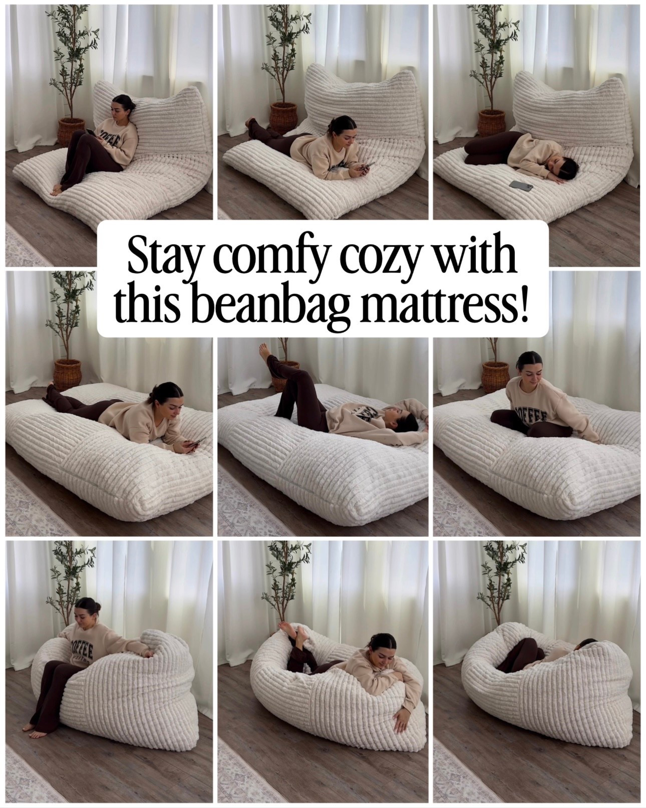 A giant beanbag chair that feels like a cloud ☁️ perfect for lounging, movie nights, and cozy corners!

beanbag chair, oversized chair, comfy seating, cozy home, lounge chair, living room decor, relaxation, comfy furniture

#LTKHome #LTKselfcare #LTKSaleAlert