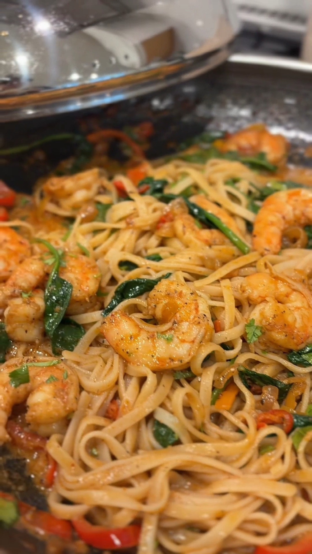 Anti-inflammatory dinner recipes that still feel comforting >>> 🤍

Tonight I made a coconut red curry shrimp with rice noodles using shrimp, coconut cream, garlic, ginger, onions, sweet peppers, spinach, lime, and red curry paste. I even threw spinach in because I had some that was about to go bad and I’m always trying to add extra greens where I can 😂

It turned out SO good. Flavorful, cozy, filling, and still light enough that I didn’t feel bloated afterwards. Even Ashton loved it 🥹

Linking my favorite kitchen staples plus my “track practice pickup but still trying to look put together” outfit 😂 My brown LA baseball cap is one of my go-to hats for bad hair days, my McLovin tee is a comfort favorite, and my HexClad pan has been getting a workout lately because I’ve been cooking almost every meal at home while trying to stay consistent with this anti-inflammatory lifestyle.

#AntiInflammatoryMeals #EasyDinnerRecipe #GlutenFreeDinner #MomLifestyle #KitchenFavorites #HexClad #LTKFoodie #WeeknightDinnerIdeas #HealthyRecipes #HomeCooking 🤍

#LTKmomlife #LTKselfcare #LTKHome