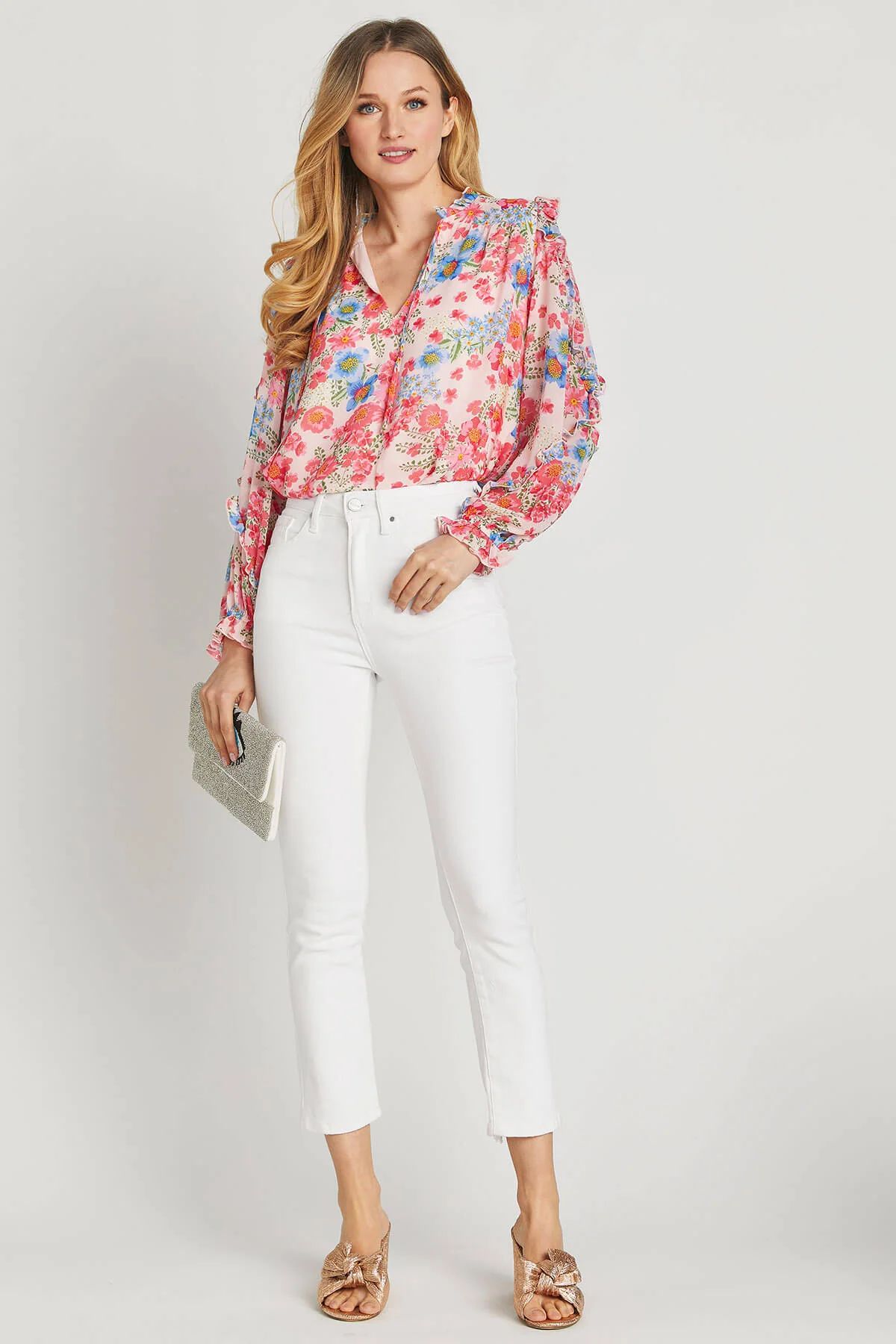 Sugarlips Long Sleeve Floral Top | Social Threads