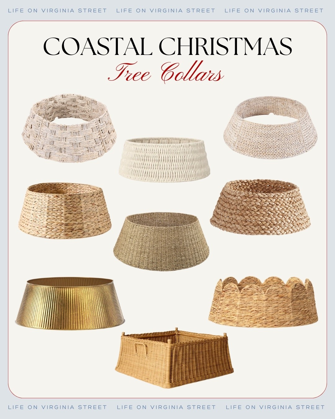 Coastal Christmas tree Collars 🙌🏻🙌🏻



#LTKHome #LTKHoliday #LTKSeasonal