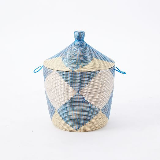 Graphic Woven Oversized Baskets | West Elm (US)