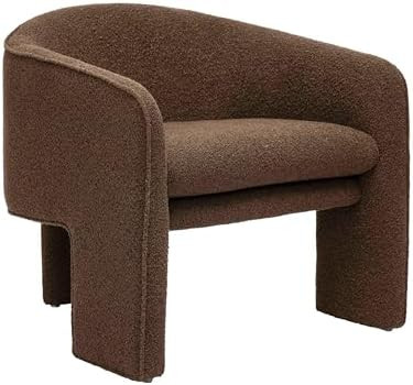 Tov Furniture Marla Chocolate Brown Upholstered Boucle Accent Chair | Amazon (US)
