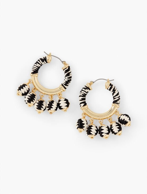 Woven Wonders Hoop Earrings | Talbots