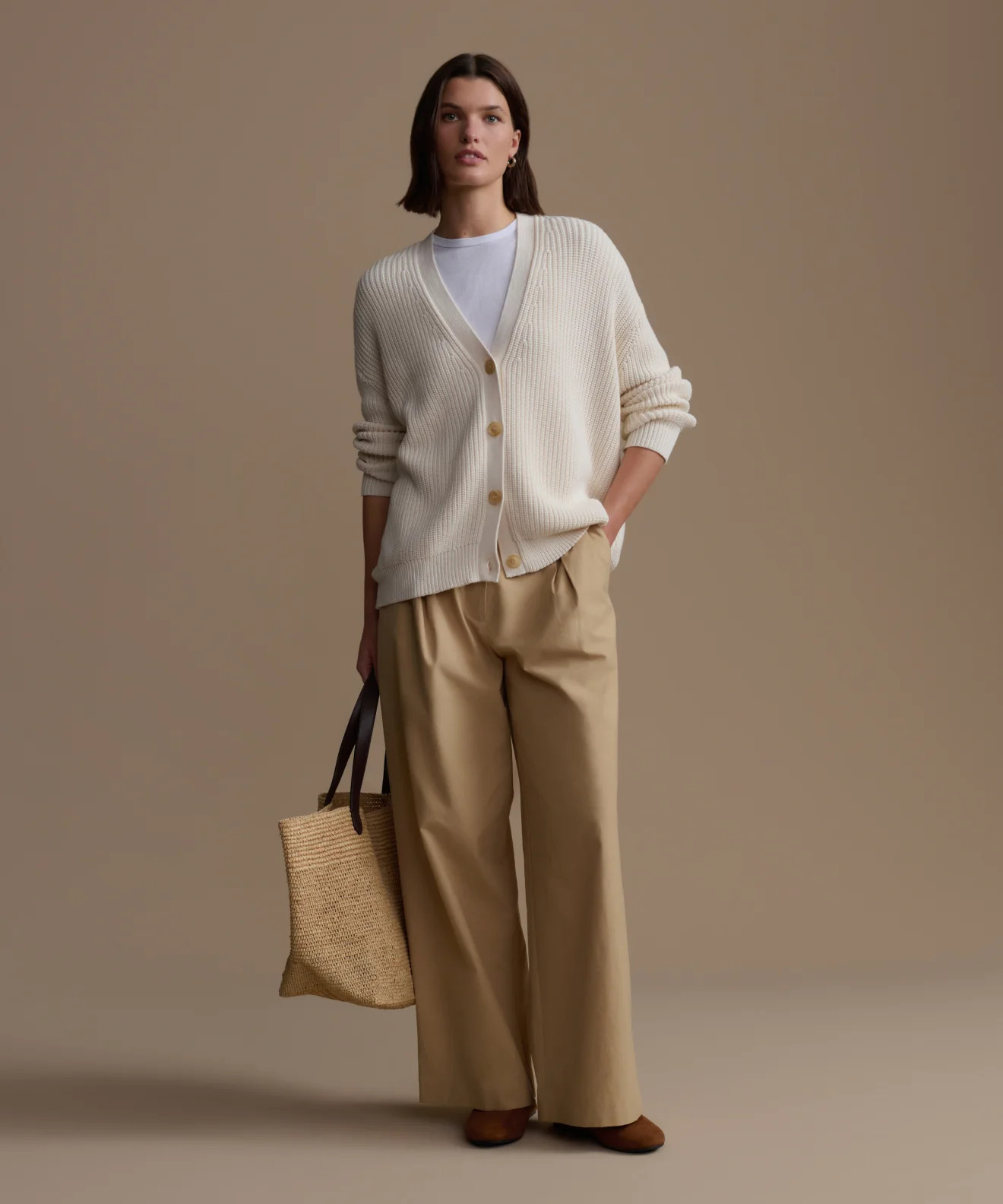 Jenni Kayne Women's Cotton Cocoon Cardigan Sweater Size 1X | Jenni Kayne