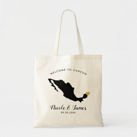 Mexico Destination Wedding Welcome Bag Tote | Zazzle.com | Zazzle