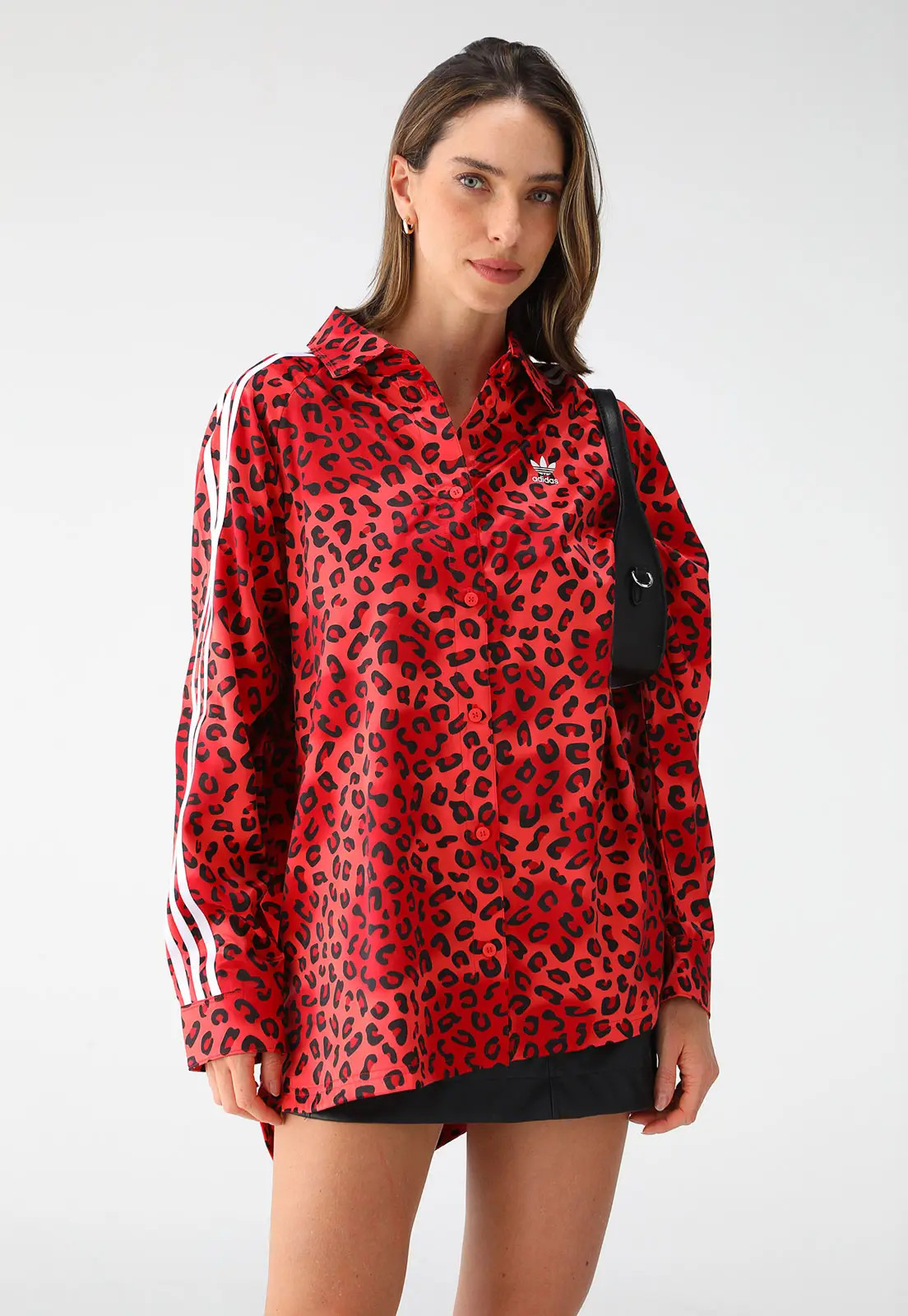 Camisa adidas Originals Leopard Luxe Vermelha | Dafiti (BR)