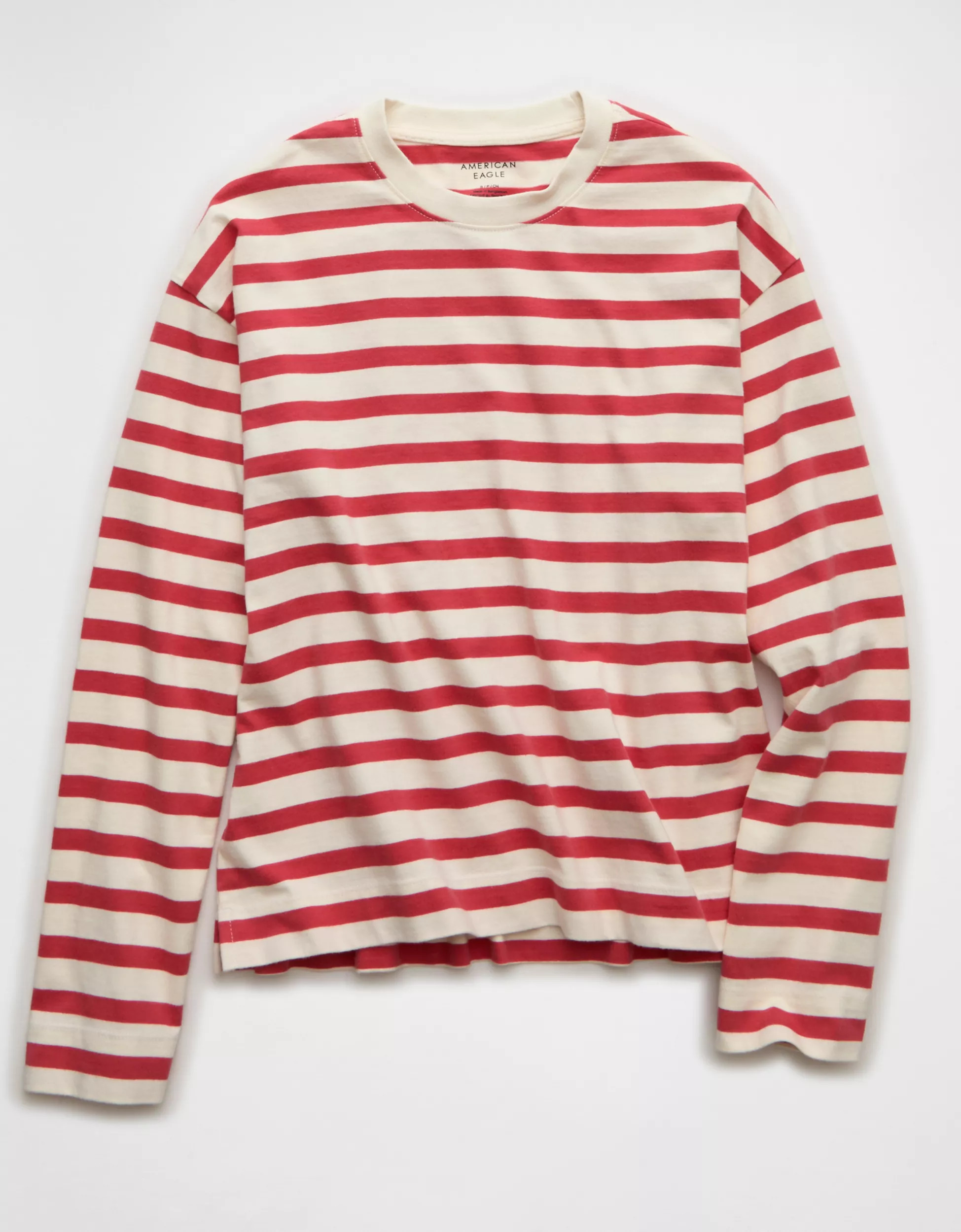 AE Striped Long Sleeve T-Shirt | American Eagle Outfitters (US & CA)
