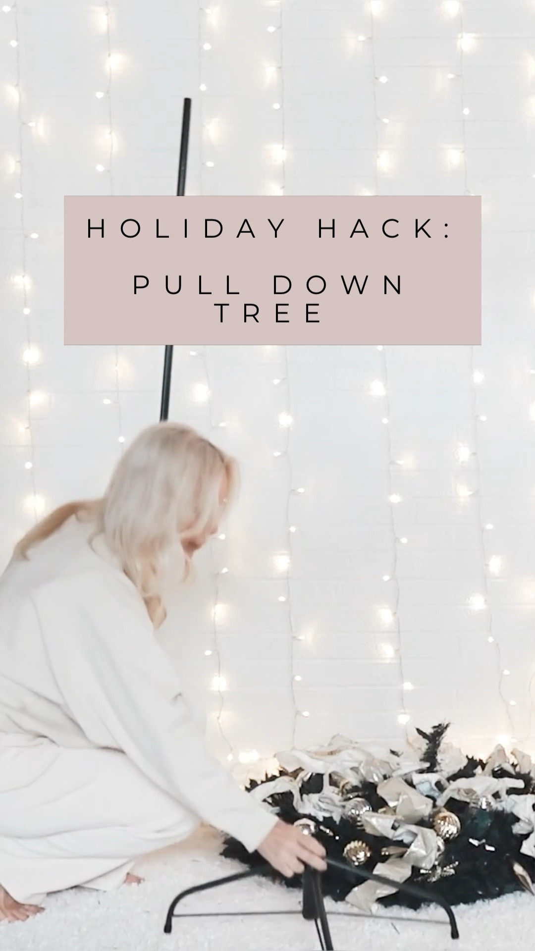 This pull down or pop-up Christmas tree sets up in minutes! I ordered this because we are traveling for Christmas but I still wanted our family to have a Christmas tree. This takes up minimal space and will be easy to set up. Orlando here we come!

#LTKHoliday #LTKSeasonal #LTKVideo