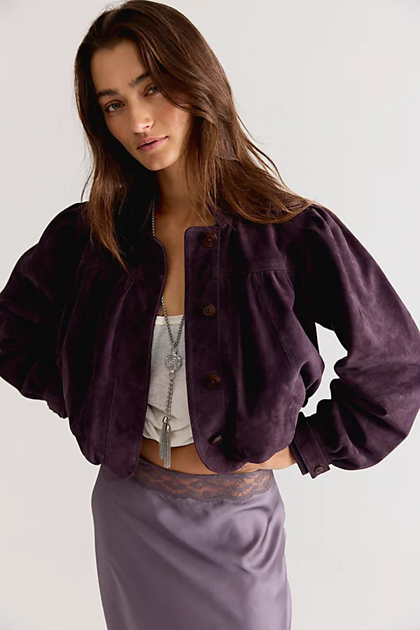 Nimbus Suede Jacket | Free People (Global - UK&FR Excluded)
