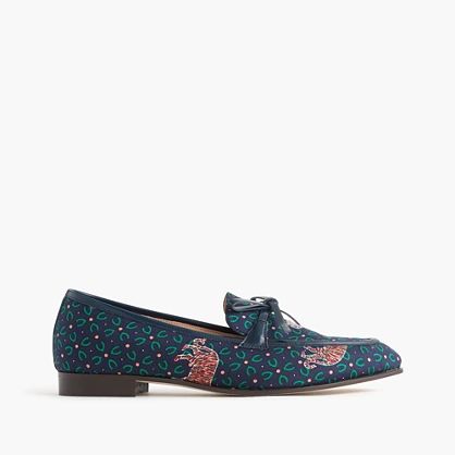 Academy loafers in tiger print | J.Crew US
