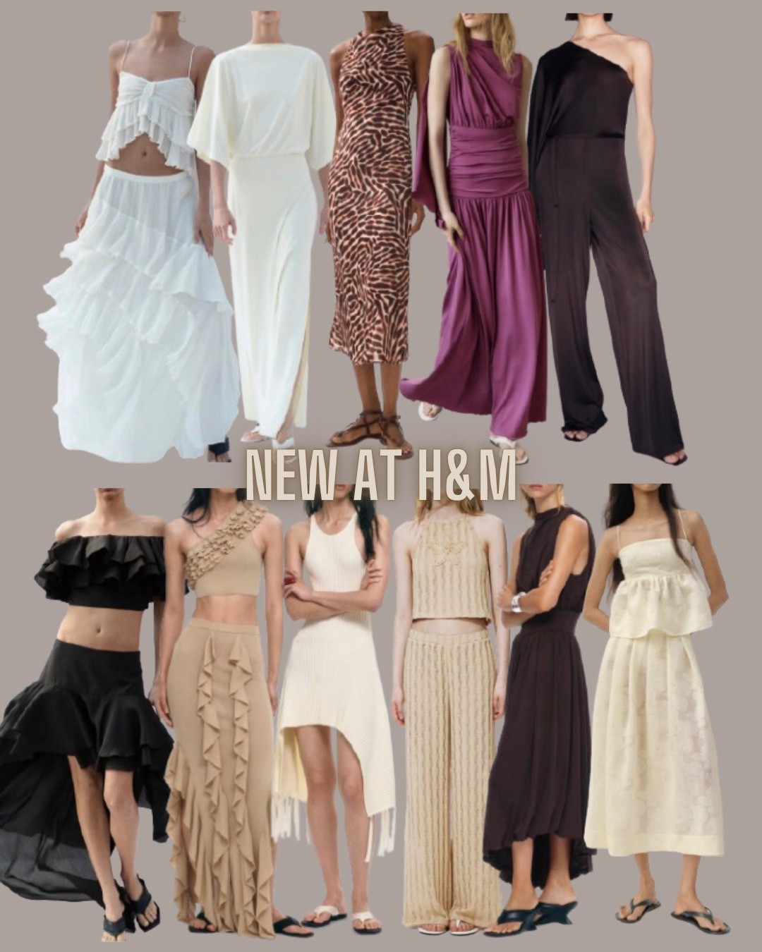 H&M fashion
Resort wear
Matching set
Skirt set
Vacation outfit
Jumpsuit