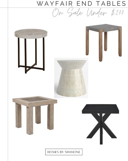 End tables on sale under $200 for Wayfair’s Way Day sale! 

#LTKstyletip #LTKhome