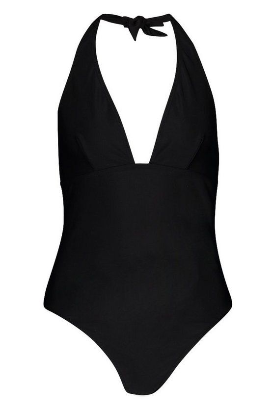 Control Halterneck Swimsuit | Boohoo.com (US & CA)