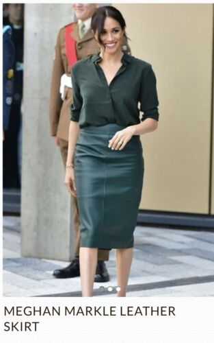 Women's Hugo Boss Selrita Leather Pencil Skirt, Size 2 ,  Color Aubergine | eBay US