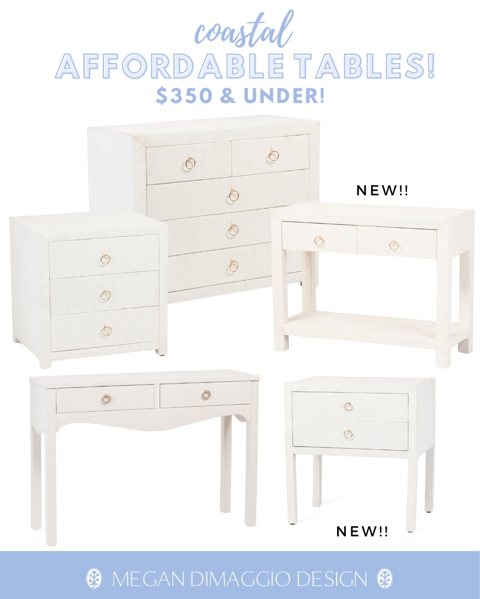 Wow you guys!! I’ve never seen this many linen/grasscloth wrapped Serena & Lily look for less tables available at one time!! 🤯🙌🏻😍 Save THOUSANDS by snagging these gorgeous nightstands (LOVE this new wide version!!), side tables and console!! Plus use code: ship89 to score free shipping 👏🏻👏🏻👏🏻

#LTKSaleAlert #LTKHome