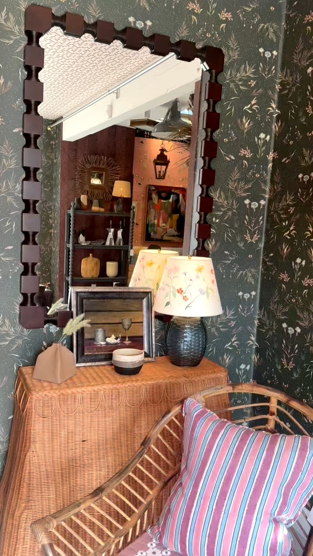 Create a cozy home retreat for you and your guests this holiday season — a wallpaper-wrapped haven to unwind, recharge, and savor every moment in style. 🕯️✨

#HolidayHome #HomeRetreat #WickerConsole #WickerLoungeChair #Mirror #TableLamp #ThrowPillows #CozyInteriors #HostingEssentials #SeasonalStyle

#LTKHome #LTKHoliday #LTKGiftGuide