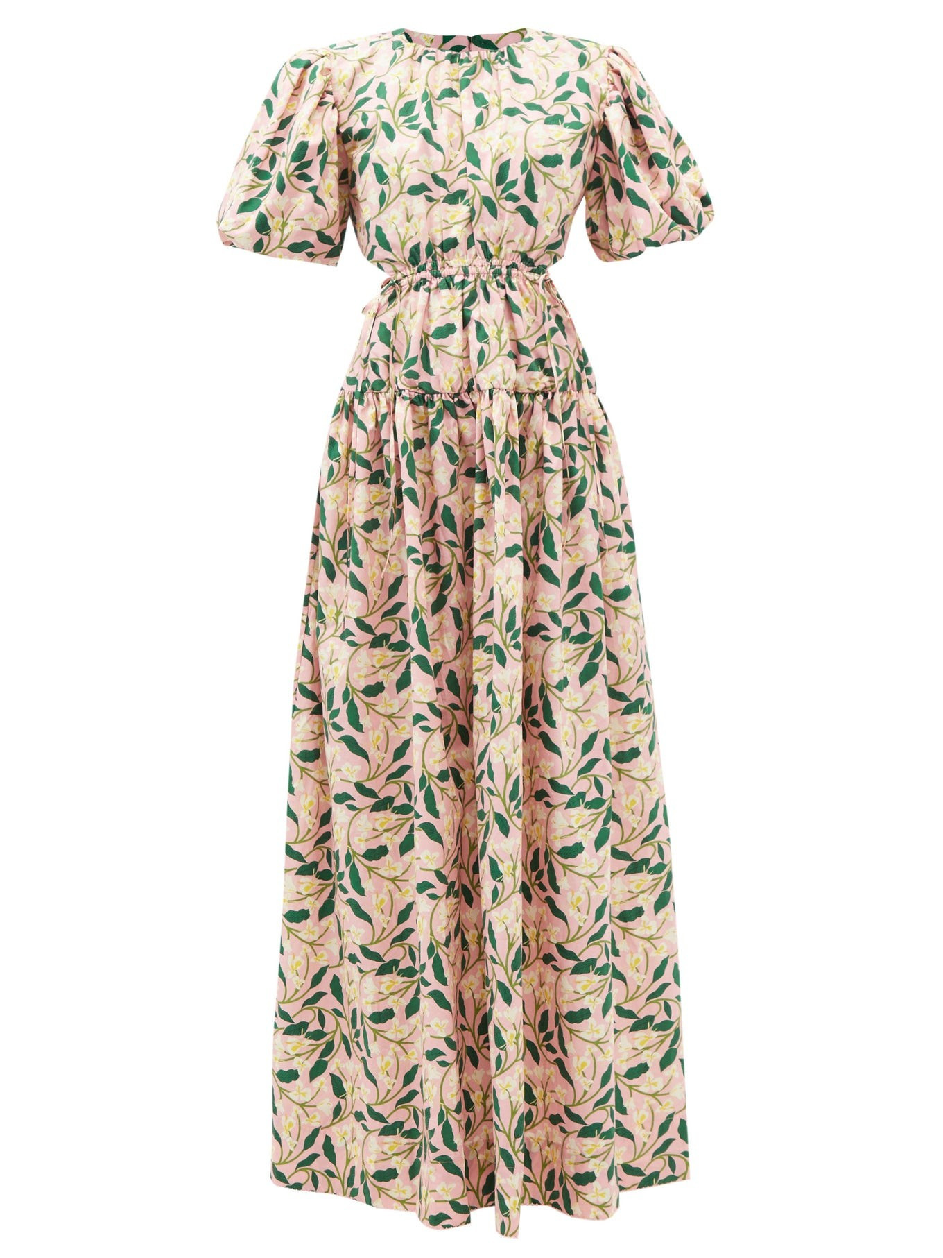 Samba cutout-back floral-print cotton dress | Agua by Agua Bendita | Matches (US)