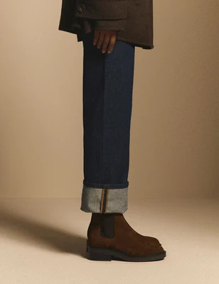 Chocolate Brown Suede Chelsea Boot | Nobody's Child