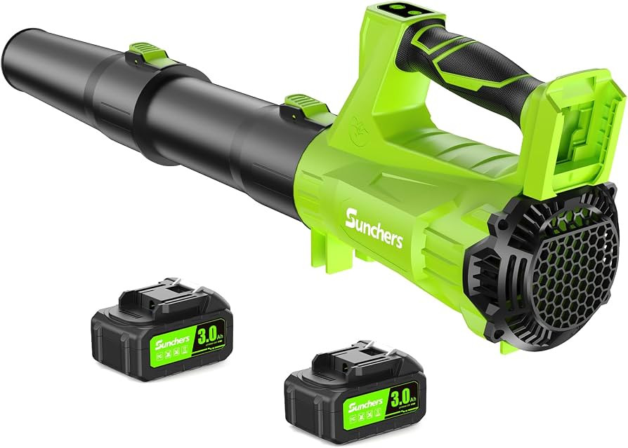 Electric Leaf Blower Cordless with 2 3.0Ah Battery and Charger, 2 Speed Mode 650CFM 280MPH Patio ... | Amazon (US)
