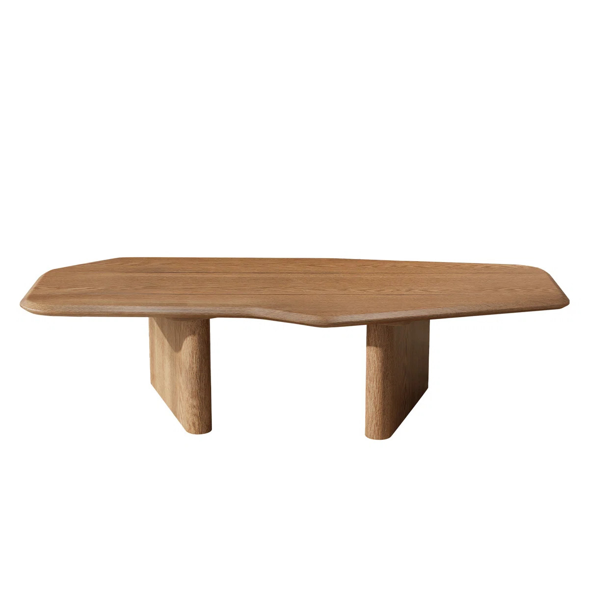 " Walnut Ash Wood Coffee Table | Solid Wood & Mdf | Modern Minimalist For Small Spaces | Wayfair North America