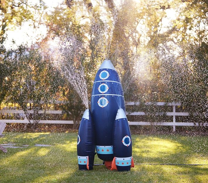 Spaceship Inflatable Sprinkler | Pottery Barn Kids