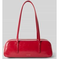 Henkeltasche mit Label-Prägung Modell 'FOIL LOGO GLOSSY BAULETTO' | Peek & Cloppenburg* Düsseldorf DE