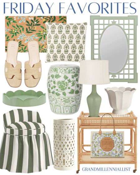 Grandmillennial classic home decor 

Amazon home, Target home, Green and white, botanical doormat, woven sandals, lattice, mirror, Rattan bar cart, striped vanity, stool, ceramic garden stool, green, scallop tray, ceramic umbrella stand, green lamp


Follow my shop @Grandmillenniallist on the @shop.LTK app to shop this post and get my exclusive app-only content!


#LTKHome #LTKStyleTip