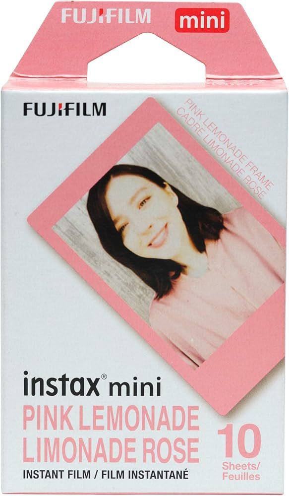 Fujifilm Instax Mini Film, Pink Lemonade (10 Exposures) | Amazon (CA)
