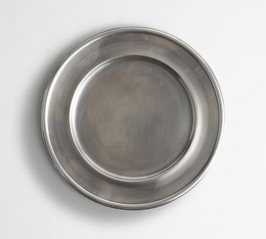 Pewter Charger Plate | Pottery Barn (US)