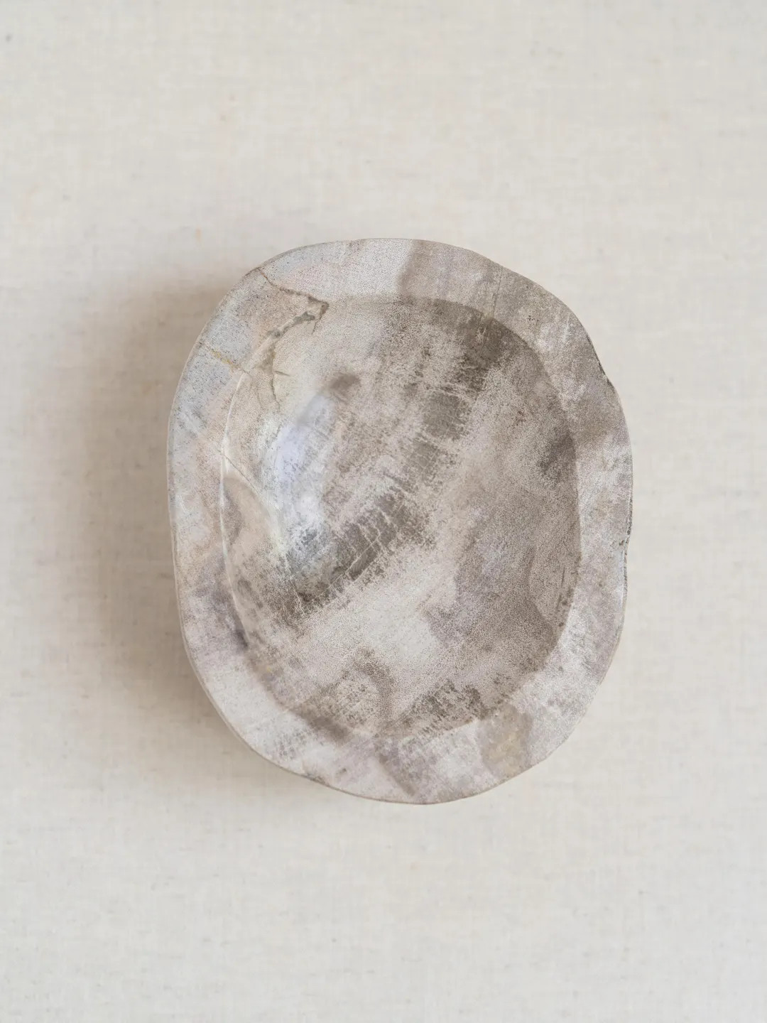 Stone Decorative Tray, Petrified Wood, Marble Bowl, Vintage Stone Bowl, Rustic Bowl, Coffee Table... | Etsy (US)