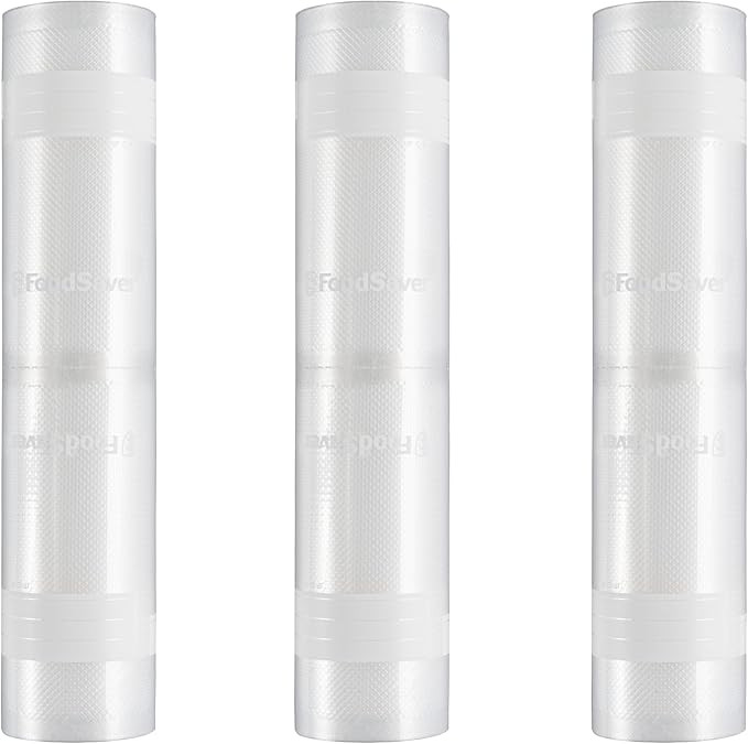 FoodSaver Custom Fit Vacuum Sealer Rolls, Airtight Food Storage and Sous Vide Rolls, BPA-Free, 11... | Amazon (US)