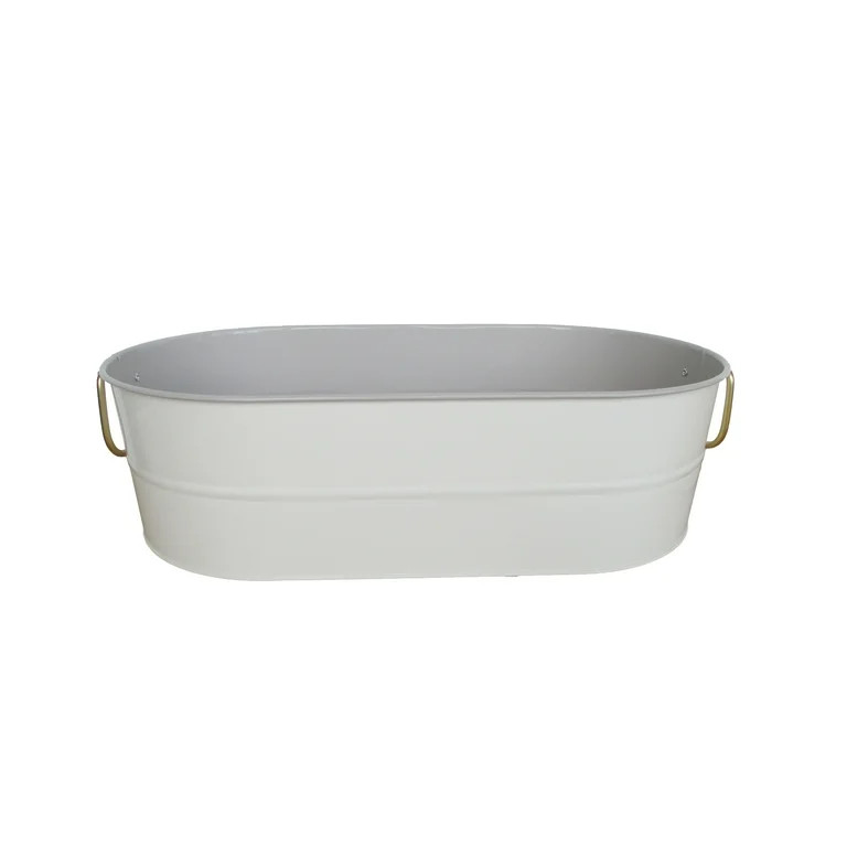 Better Homes & Gardens -  2-Tone Galvanized Oval Tub - Grey - Walmart.com | Walmart (US)